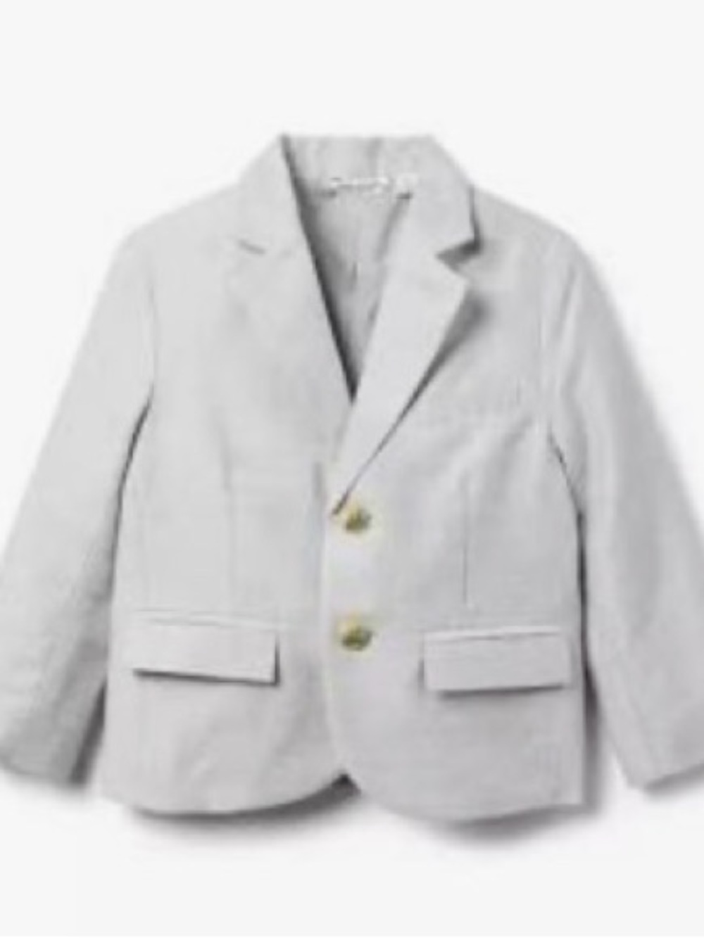 Janie and Jack Light Gray Boys' Blazer
